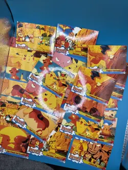 30+ Card Vintage Pokemon Topps Pikachus Vacation Lot. All Blue Logo - Image 1