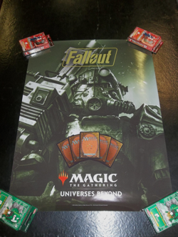 FALLOUT Foil Promo Poster!! Magic the Gathering! - Image 1