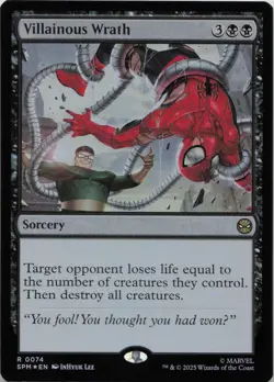 Villainous Wrath - FOIL - R Marvel's Spider-Man 74 - MTG - Image 1