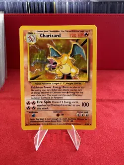 Charizard 004/102 Base Set Holo Pokemon 1 - Image 1
