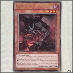 Cagna, Malebranche of the Burning Abyss - SECE-EN084 - Rare 1st Edition Yugioh - Image 1