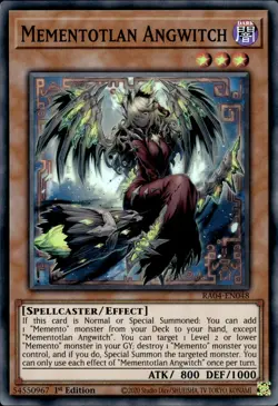 Mementotlan Angwitch - Super Rare 1st Edition RA04-EN048 - NM - YuGiOh - Image 1