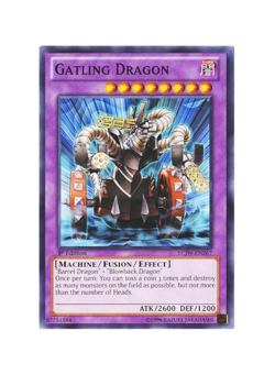 Gatling Dragon Yu-Gi-Oh! LCJW-EN267 1st Common - Image 1