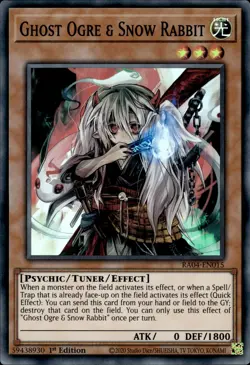 Ghost Ogre & Snow Rabbit - Super Rare 1st Edition RA04-EN015 - NM - YuGiOh - Image 1