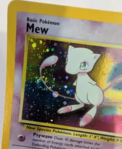 Pokemon Card Mew Swirl Holographic Black Star Promo #9 Card WOTC 1999-2000 Vtg - Image 2