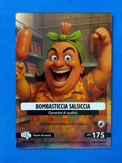 Panini Skifidol Italian Brainrot Trading Cards n.135 Bombasticcia Salsiccia - Image 1