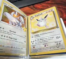 Pokemon Card Collection With Binder (60 Pokemon Cards) Holo Vintage - Image 4