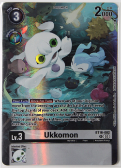 Ukkomon BT16-082 R Foil NEW Digimon Limited Card P@ck BiIIion Bullet - Image 1