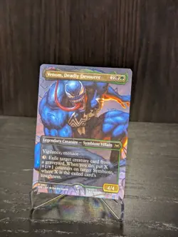 Venom, Deadly Devourer - 0022 - R - Non Foil - Borderless - Spider-Man - NM/M - Image 1