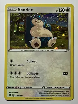 Snorlax 141/192 (NM) Cosmos Promo Sword & Shield: Rebel Clash 2020 Pokemon - Image 1