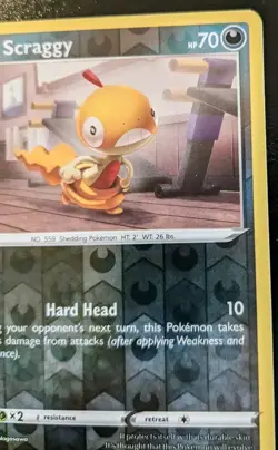 Scraggy 098/203 Reverse Holo Common Sword & Shield: Evolving Skies Pokemon TCG - Image 3