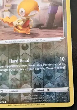 Scraggy 098/203 Reverse Holo Common Sword & Shield: Evolving Skies Pokemon TCG - Image 5