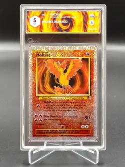 🍀Pokemon GRAAD 5 Moltres 30/110 reverse Legendary Collection ENGLISH bgs psa🍀 - Image 1