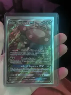 Near Mint Vileplume GX (Full Art) Ultra Rare 211/236 Cosmic Eclipse Pokemon TCG - Image 1