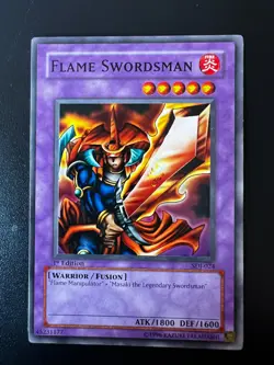 Flame Swordsman SDJ-024 Common 1st Edition Near Mint Yugioh - Image 1