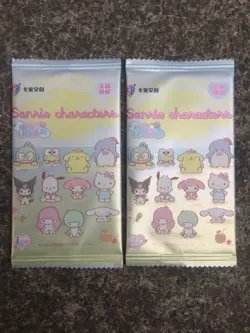 2x pack LIFE KABAO Sanrio trading cards, Official kuromi, hello kitty, my melody - Image 1