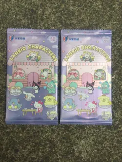 2x pack TIME KABAO Sanrio trading cards, Official kuromi, hello kitty, my melody - Image 1