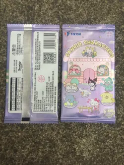 2x pack TIME KABAO Sanrio trading cards, Official kuromi, hello kitty, my melody - Image 2