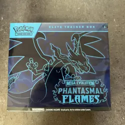 Pokemon Trading Card Game Mega Evolution Phantasmal Flames Elite Trainer Box ETB - Image 1
