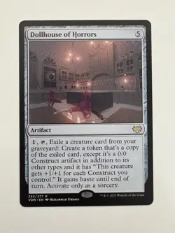 Dollhouse of Horrors MTG Magic the Gathering Card NM Near Mint VOW - Image 1