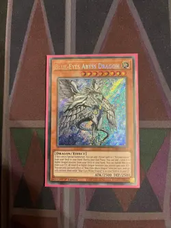 LDS2-EN015 Blue-Eyes Abyss Dragon | 1st Ed Secret Rare | YuGiOh Trading Card TCG - Image 1