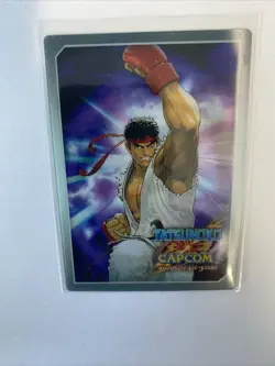 Tatsunoko Vs. Capcom Ken The Eagle / Ryu Lenticular Card Street Fighter GREAT - Image 2