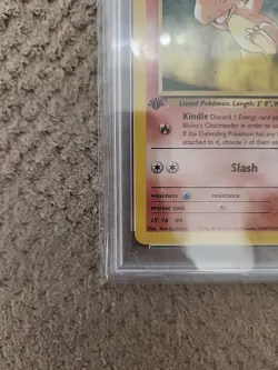 PSA 9 Gym Heroes 1st Edition Blaine's Charmander Vintage Pokemon Card - Image 4