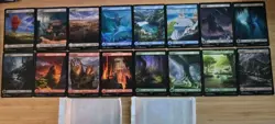 Final Fantasy MtG Full Art Land Set x3 - 48 Total Lands (Non-Foil) - Image 1