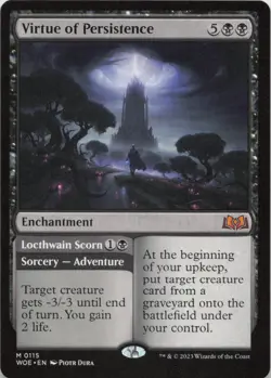 Virtue of Persistence M Wilds of Eldraine 115 LP MTG - Image 1