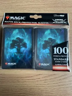 MTG Magic The Gathering -100 Matte Deck Protector Sleeves - Forest (NEW/SEALED) - Image 2