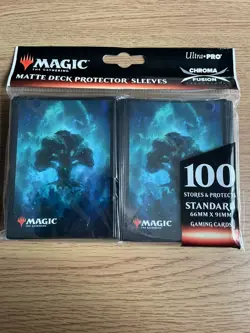 MTG Magic The Gathering -100 Matte Deck Protector Sleeves - Forest (NEW/SEALED) - Image 3