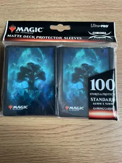 MTG Magic The Gathering -100 Matte Deck Protector Sleeves - Forest (NEW/SEALED) - Image 4