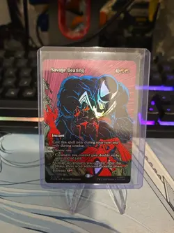 Savage Beating (Borderless) Marvel Universe Eternal-Legal FOIL NM - Image 1