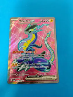 Miraidon ex 227/198 Scarlet & Violet Base Set Holo Full Art Pokemon TCG - Image 1