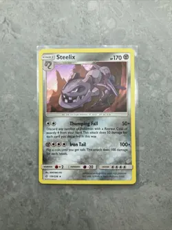 Pokemon STEELIX 139/236 Cosmic Eclipse RARE HOLO - MINT - Image 1