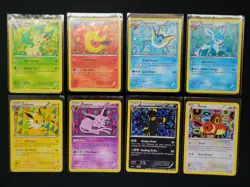 Pokemon Complete Black & White Eeveelution Promo Set BW 87 88 89 90 91 92 93 94 - Image 1