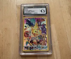 CGC 9.5 Pikachu 160/159 Pokemon Crown Zenith 2023 English - Image 1