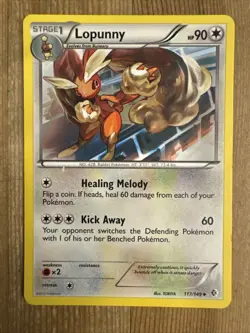 Pokemon TCG Lopunny Boundaries Crossed 117/149 Regular Uncommon NM - Image 1