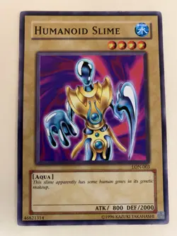 Yu-Gi-Uh Humanoid Slime #LON-003 Labyrinth of Nightmare tcg LP - Image 1