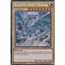 Blue-Eyes White Dragon Yu-Gi-Oh! MVP1-ENS55 1st Secret Rare - Image 1