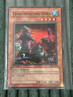 Yugioh TCG Tribe-Infecting Virus Super Rare 1st Edition MFC-076 - Image 1