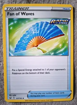Pokemon Cards: Fan of Waves 127/163 Uncommon Regular Battle Styles - Pokemon TCG - Image 1