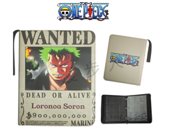 One Piece TCG Binder leather Card Book ALBUM Storage 4 9 GRID WANTED LUFFY - Image 4