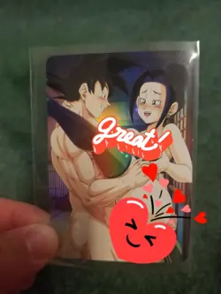 VIDEL DRAGON BALL WAIFU SHINY FOIL ANIME CARD - Image 1