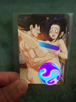 VIDEL DRAGON BALL WAIFU SHINY FOIL ANIME CARD - Image 2