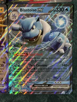 POKEMON LUCARIO BLASTOISE ZAPDOS MEGA LATIAS EX 3D 11 JUMBO PROMO CARD LOT LOOK! - Image 3