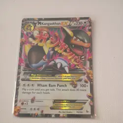 Mega Kangaskhan EX Flashfire Ultra Rare 79/106 Pokemon Card. - Image 2
