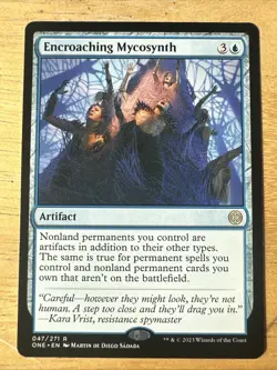 x1 Encroaching Mycosynth R MTG Phyrexia: All Will Be One M/NM, English - Image 1