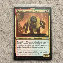 Tannuk, Memorial Ensign - Magic the Gathering Edge of Eternities - Image 1