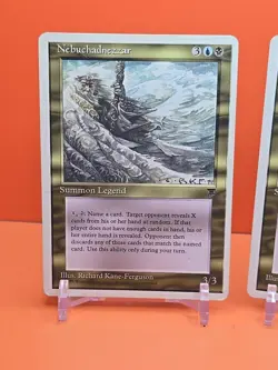 🟡🟡🟡 (2) 1995 Magic The Gathering CHRONICLES NEBUCHADNEZZAR PLAYED 🟡🟡🟡 - Image 2